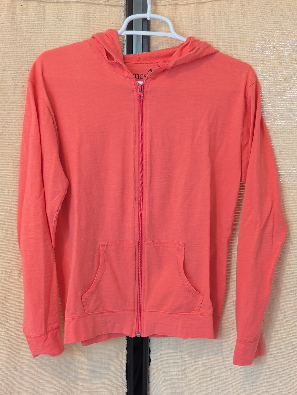 Hanes Coral Lightweight Zipper Hoodie - Medium